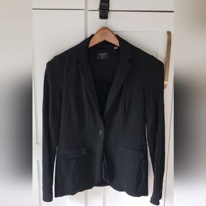 Tahari Oversized Blazer Women’s S Black One Button Minimalist